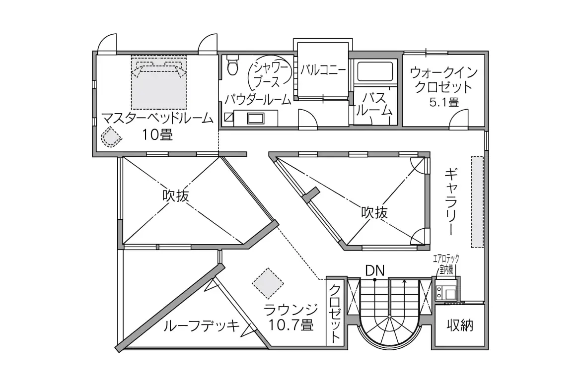 優雅な邸宅でリゾートホリデー 2F